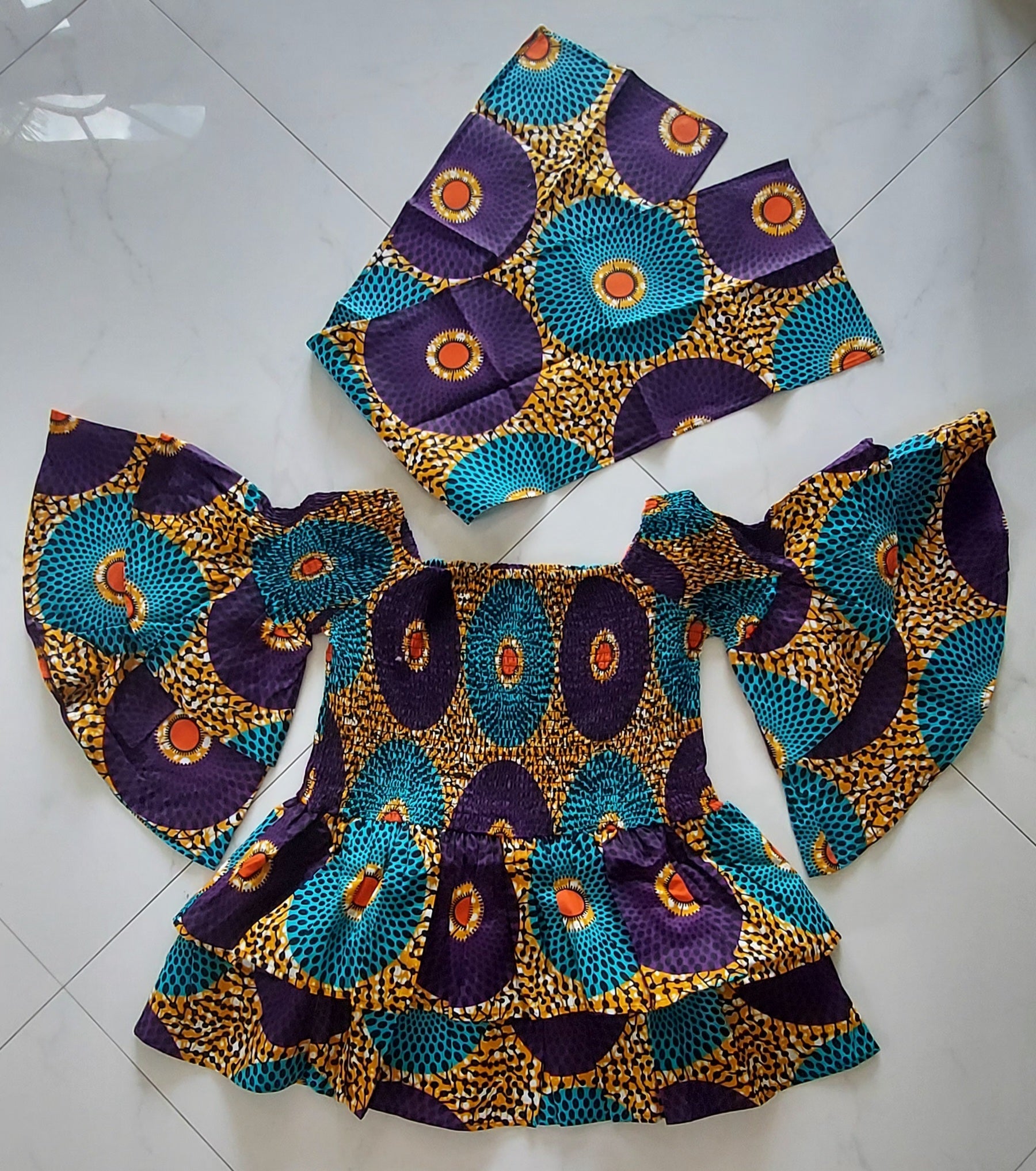 Smock & Flare Blouse 019 A