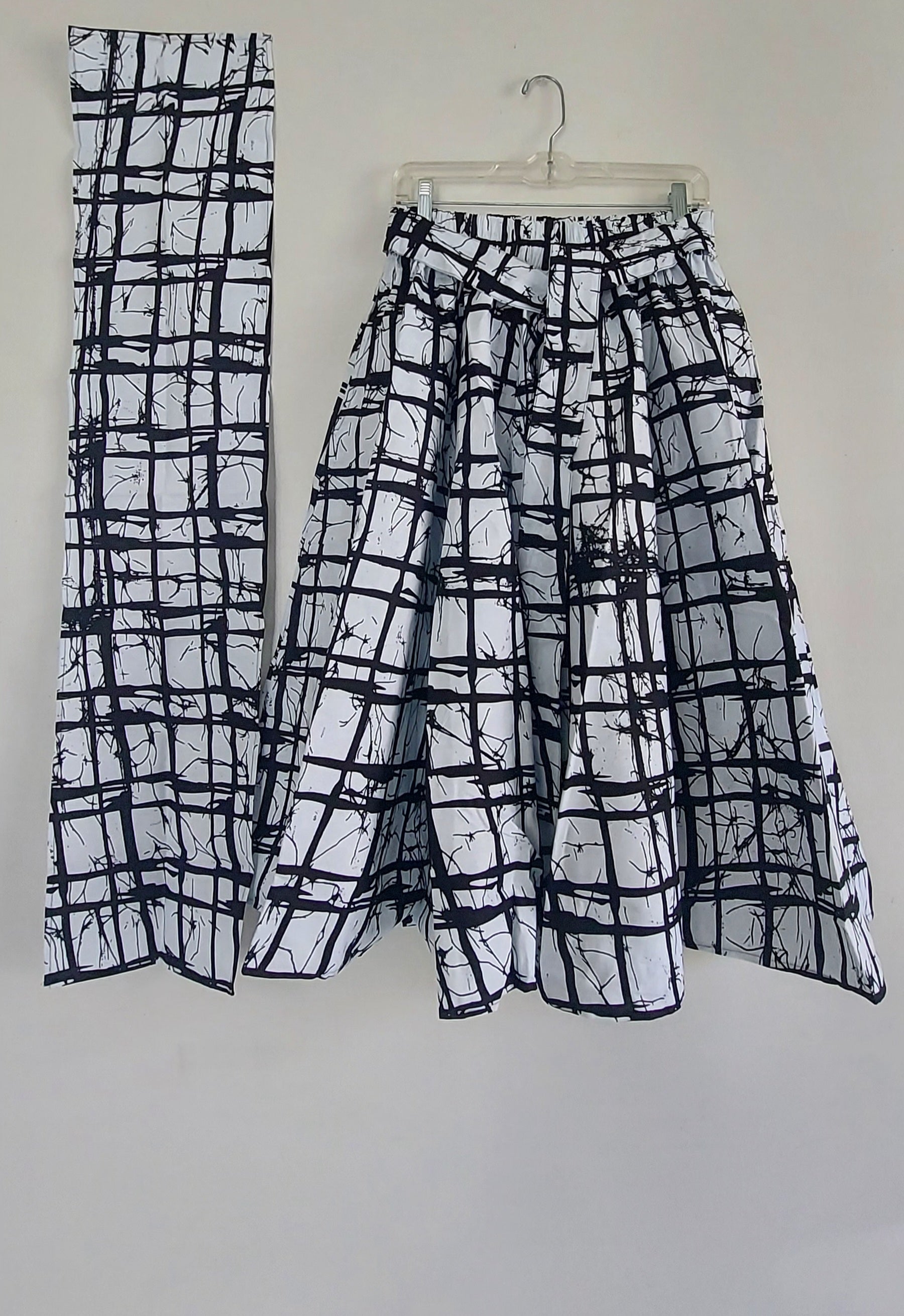 Ankara Midi Flare Skirt 1312 J