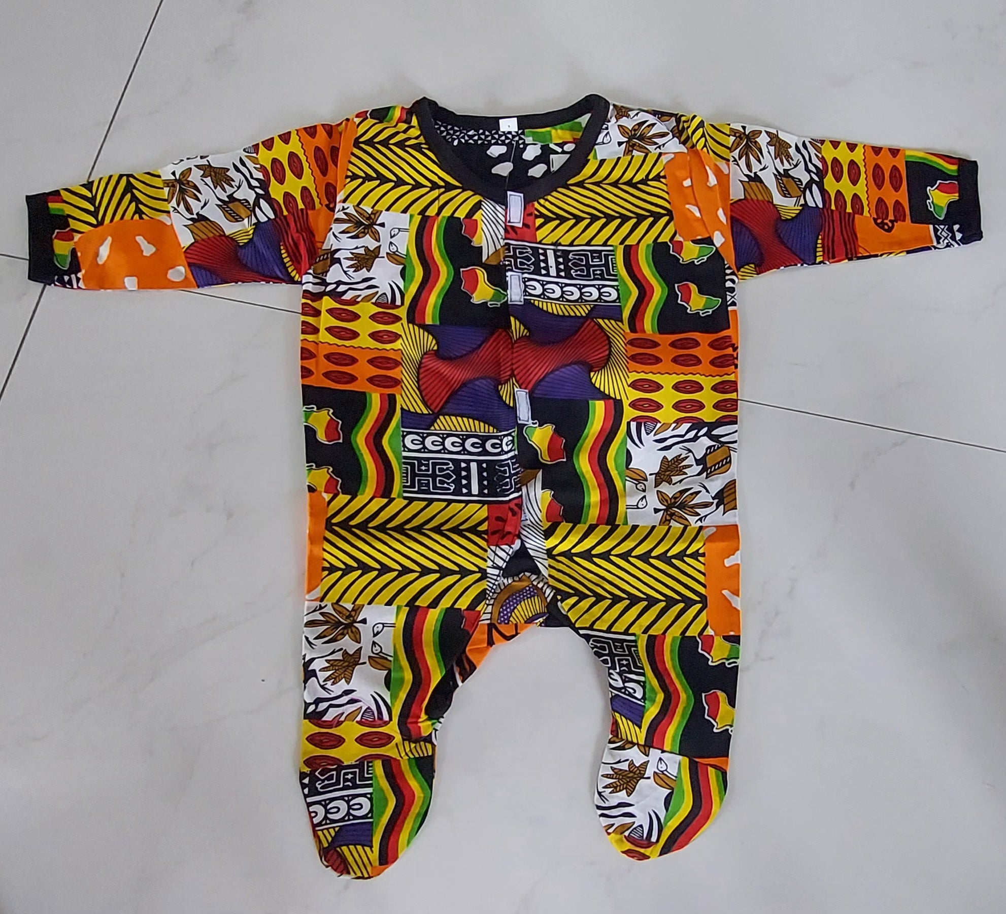 Infant 7-Piece Set Ankara African Print