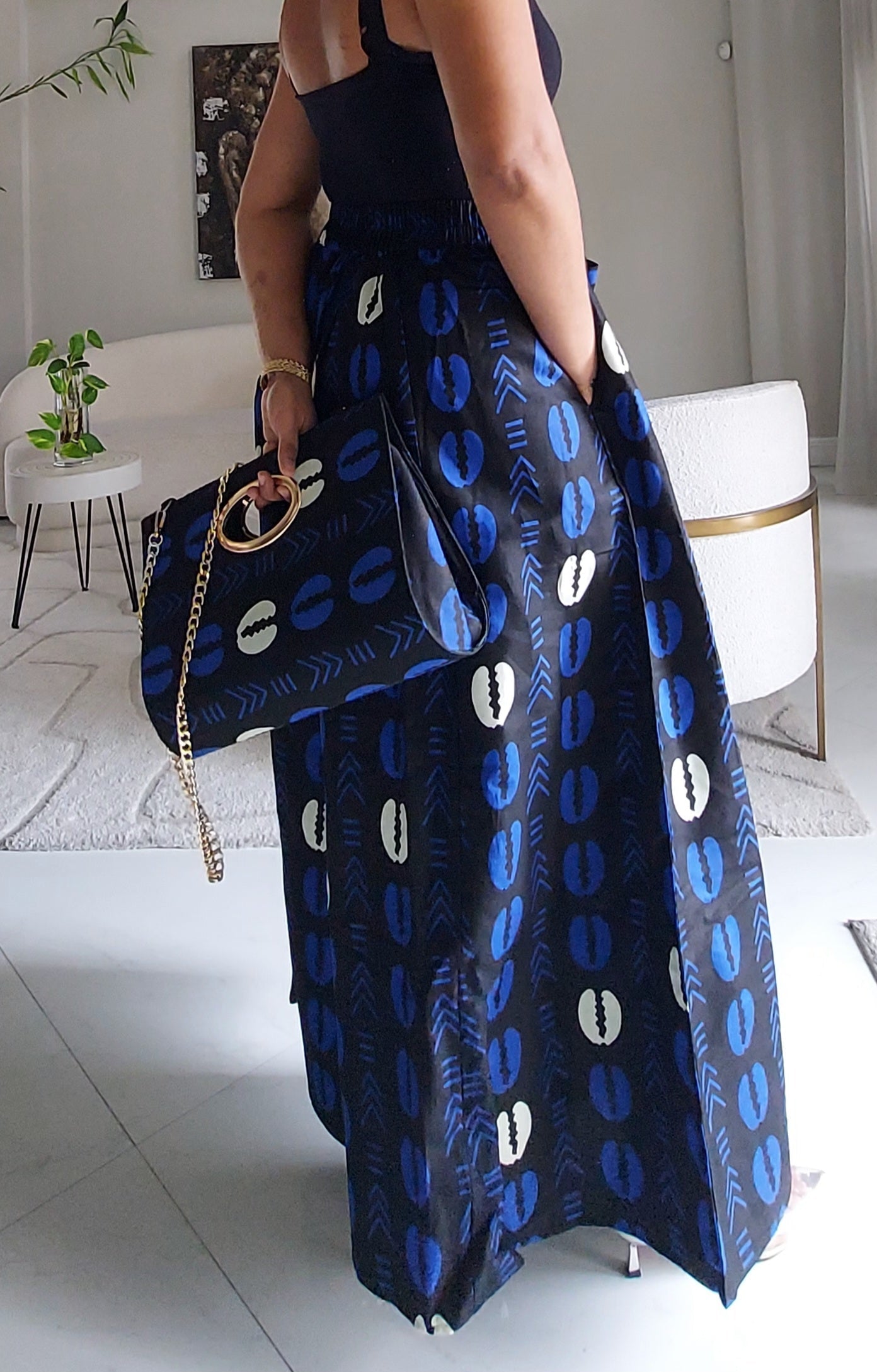 Combo palazzo Pant & Pocketbook Set  PS14 D