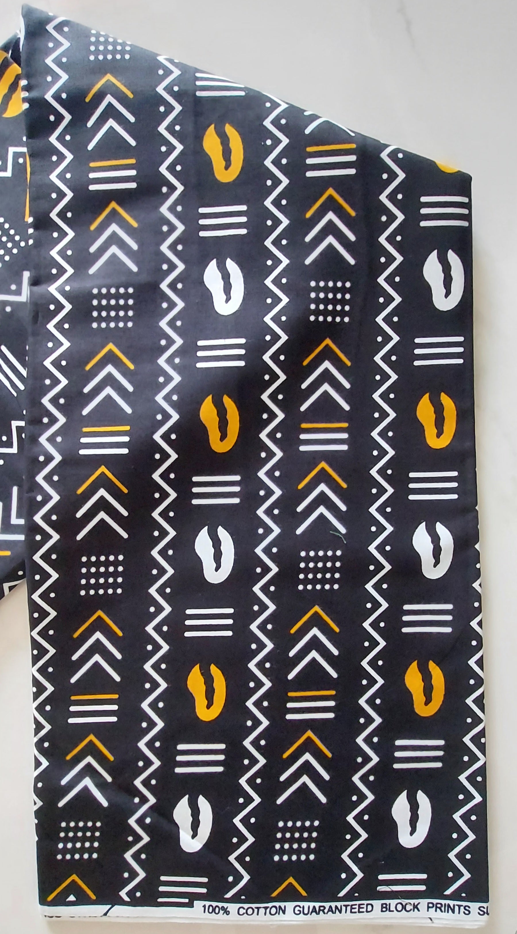 Raw Fabric 6 Yards African Print F-14