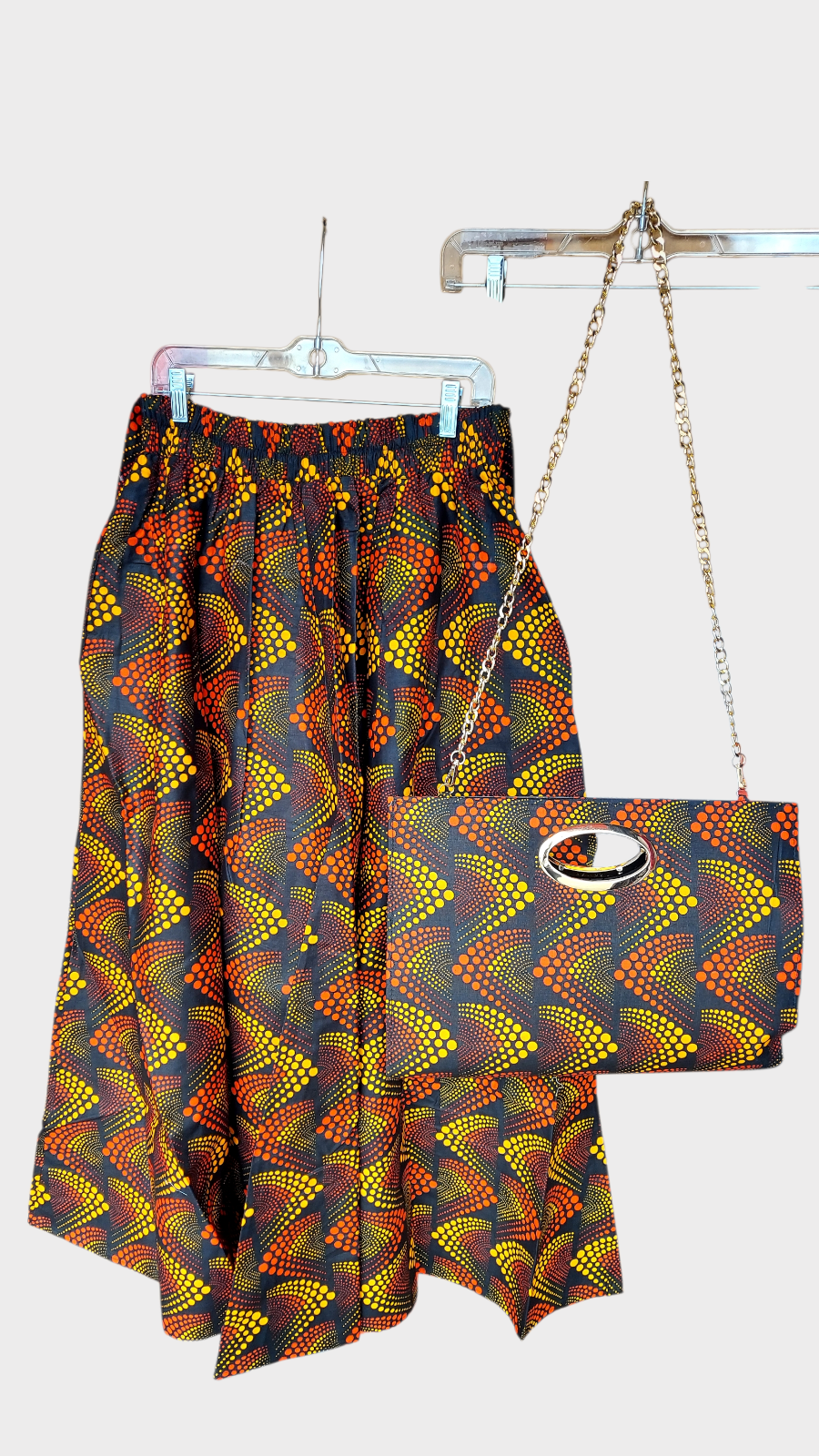 Combo Long Skirt & Pocketbook Set  1351