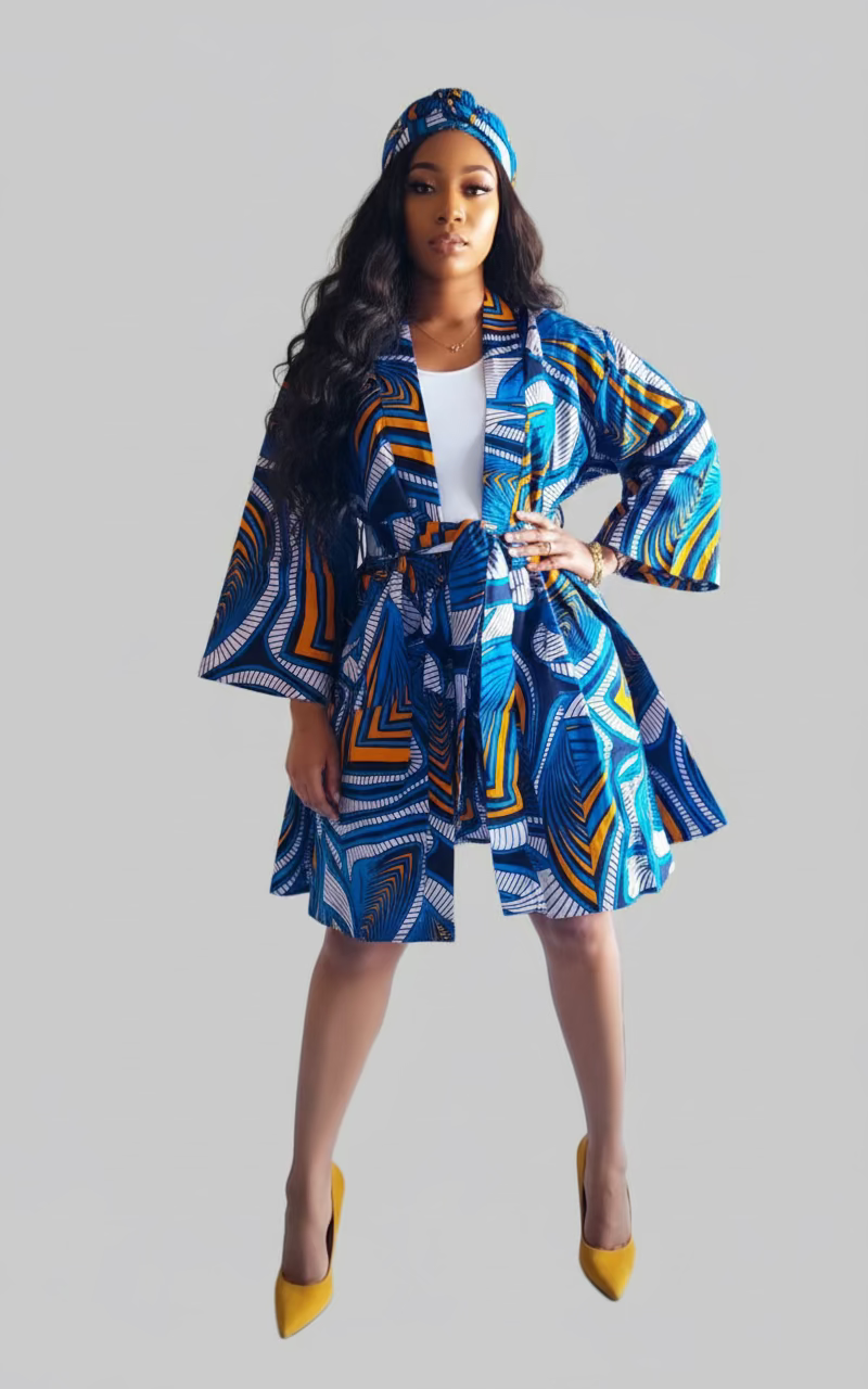 Kimono Shorts Set / Shorts & Kimono 012 C