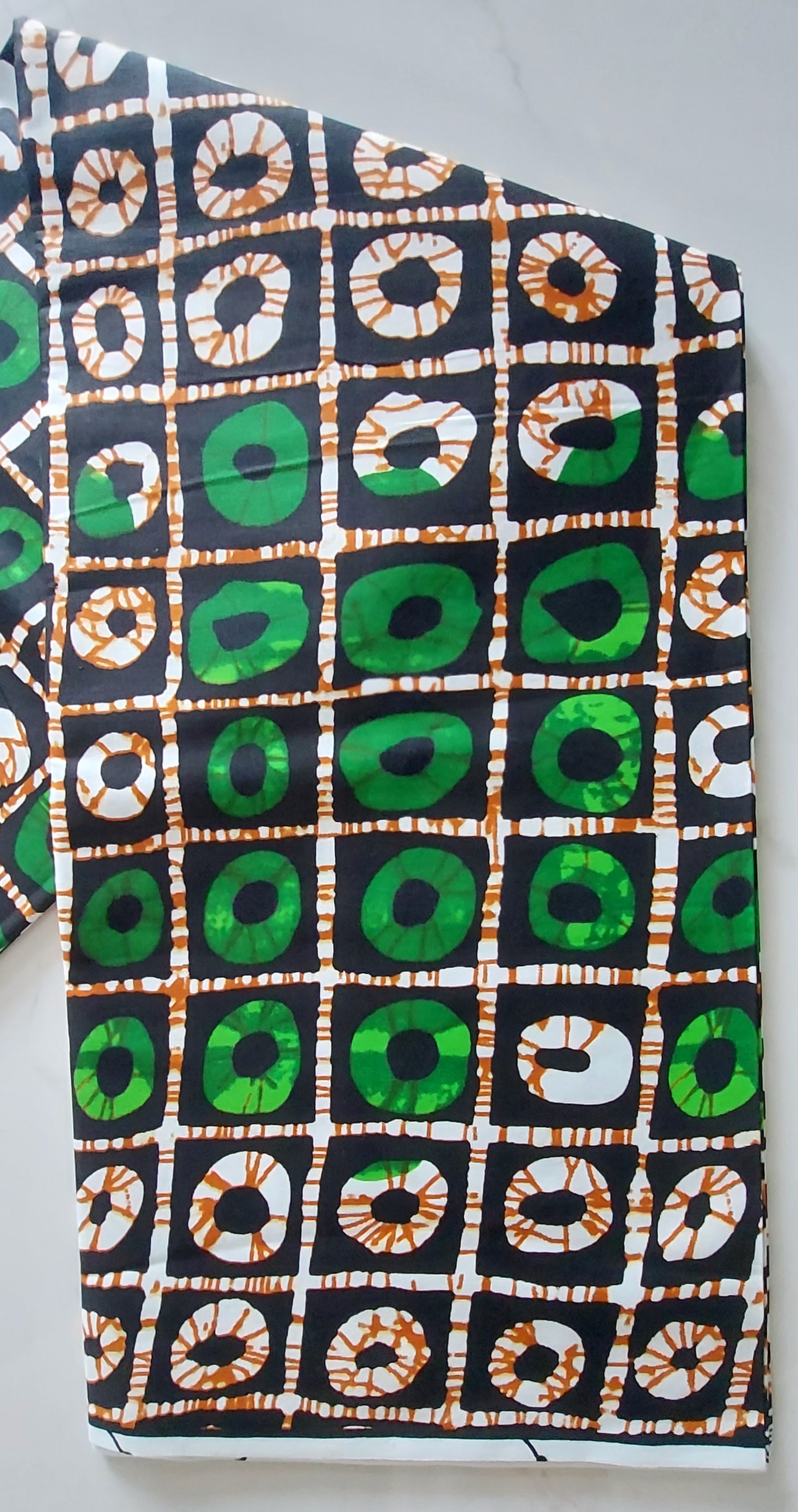 Raw Fabric 6 Yards African Print F-22