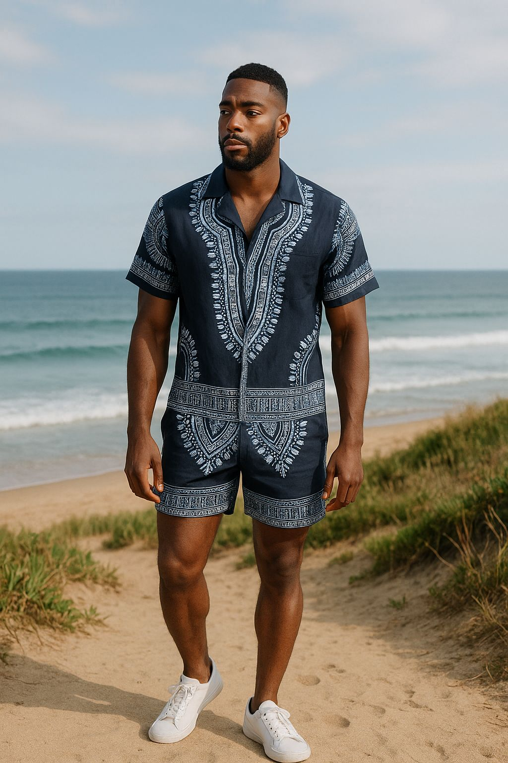M10D Dashiki Shorts Set / Unisex