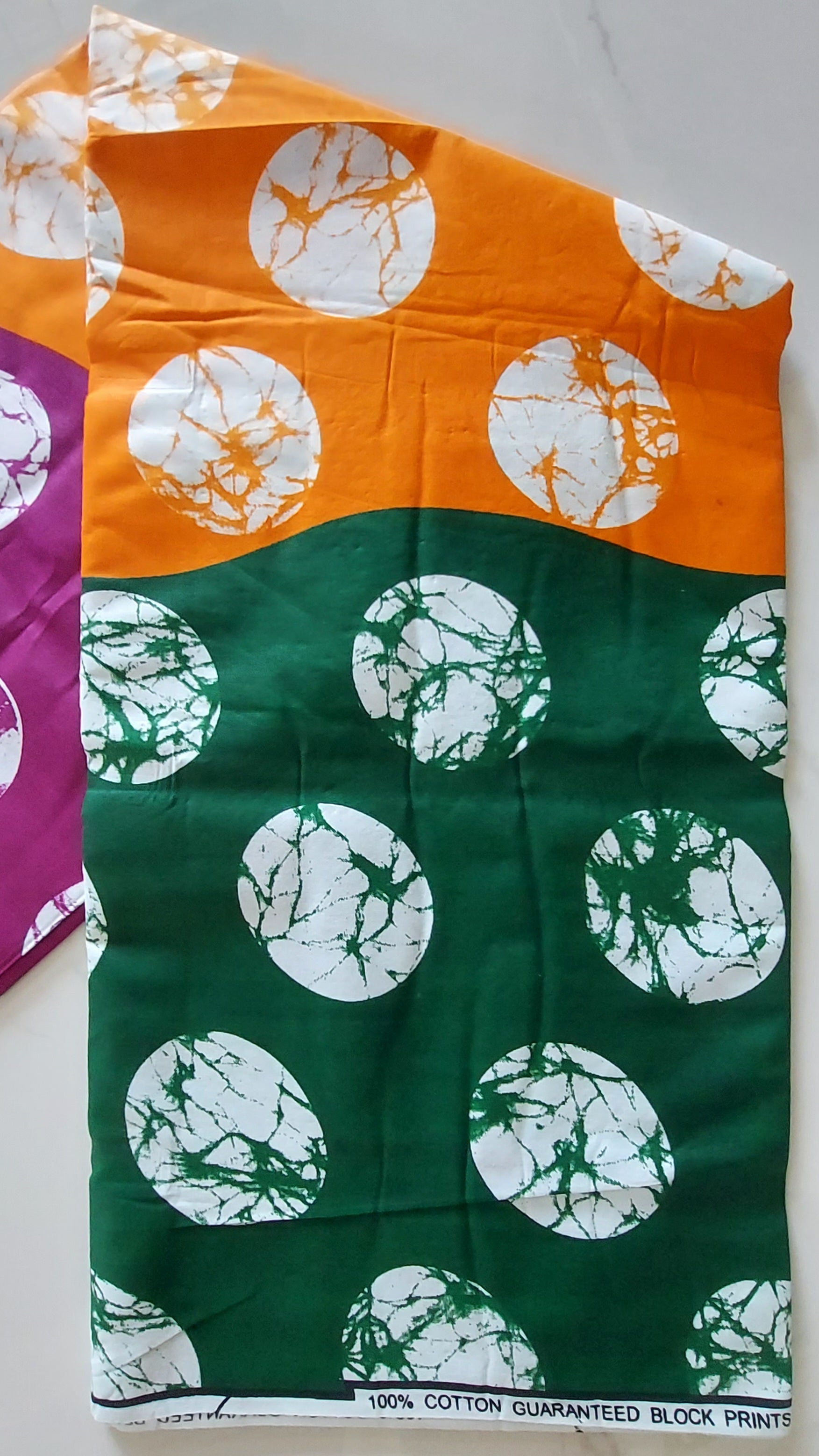 Raw Fabric 6 Yards African Print F-23