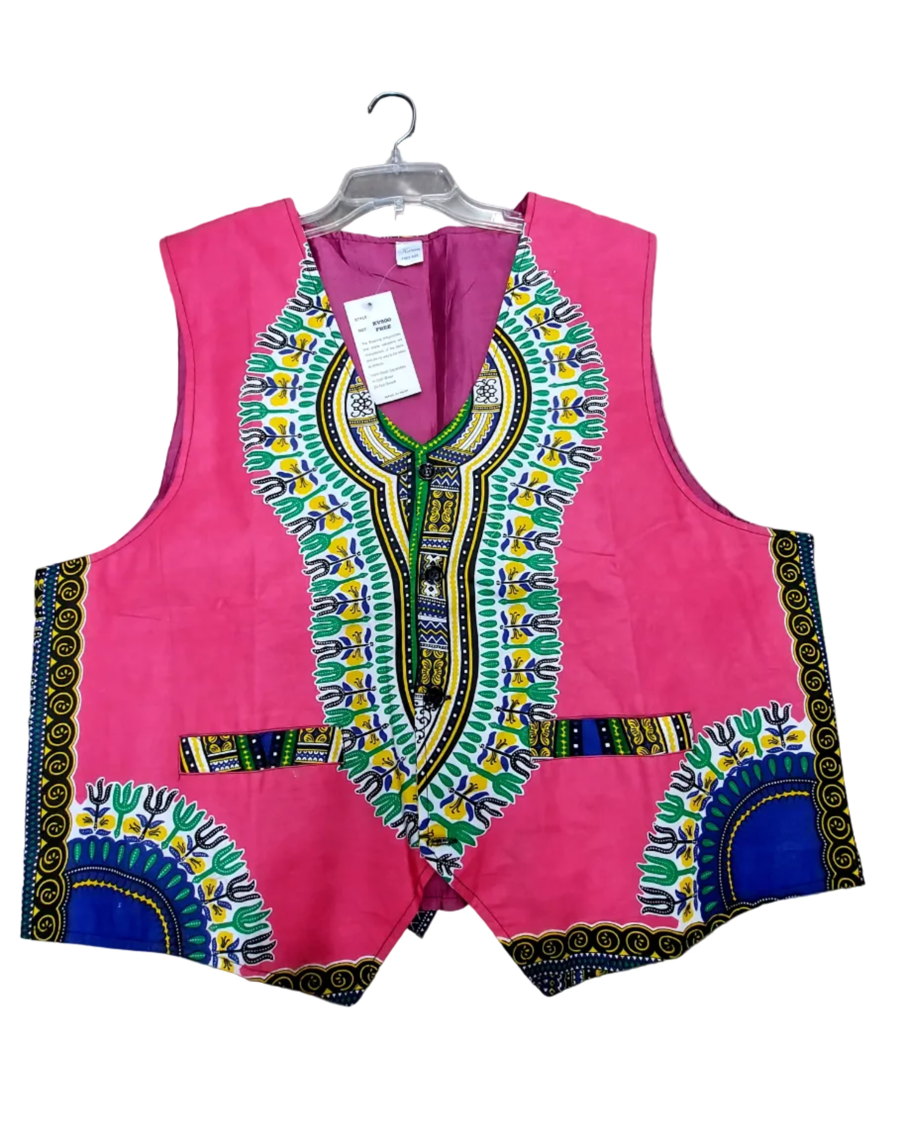 Dashiki Vest / Unisex KV800