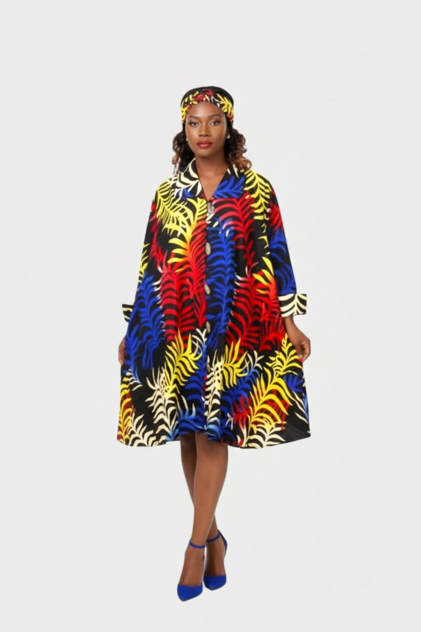 243- Short  Dress / Blouse - Multi