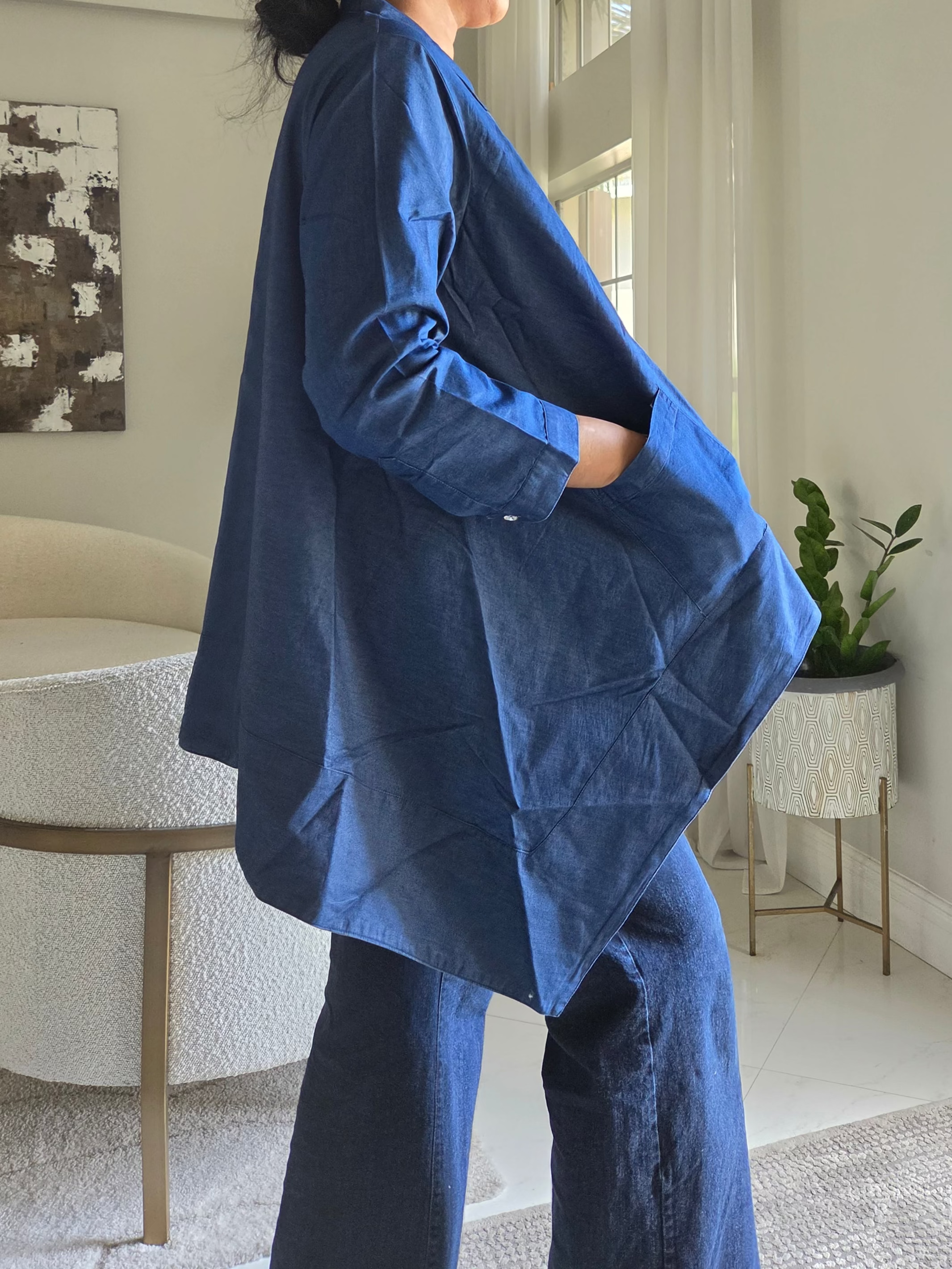 Women Denim Blouse - 858X