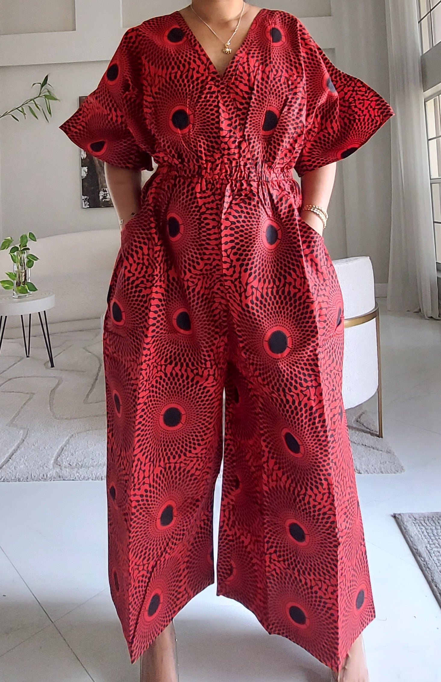 Ankara Wide-Leg Jumpsuit KVZ40 C