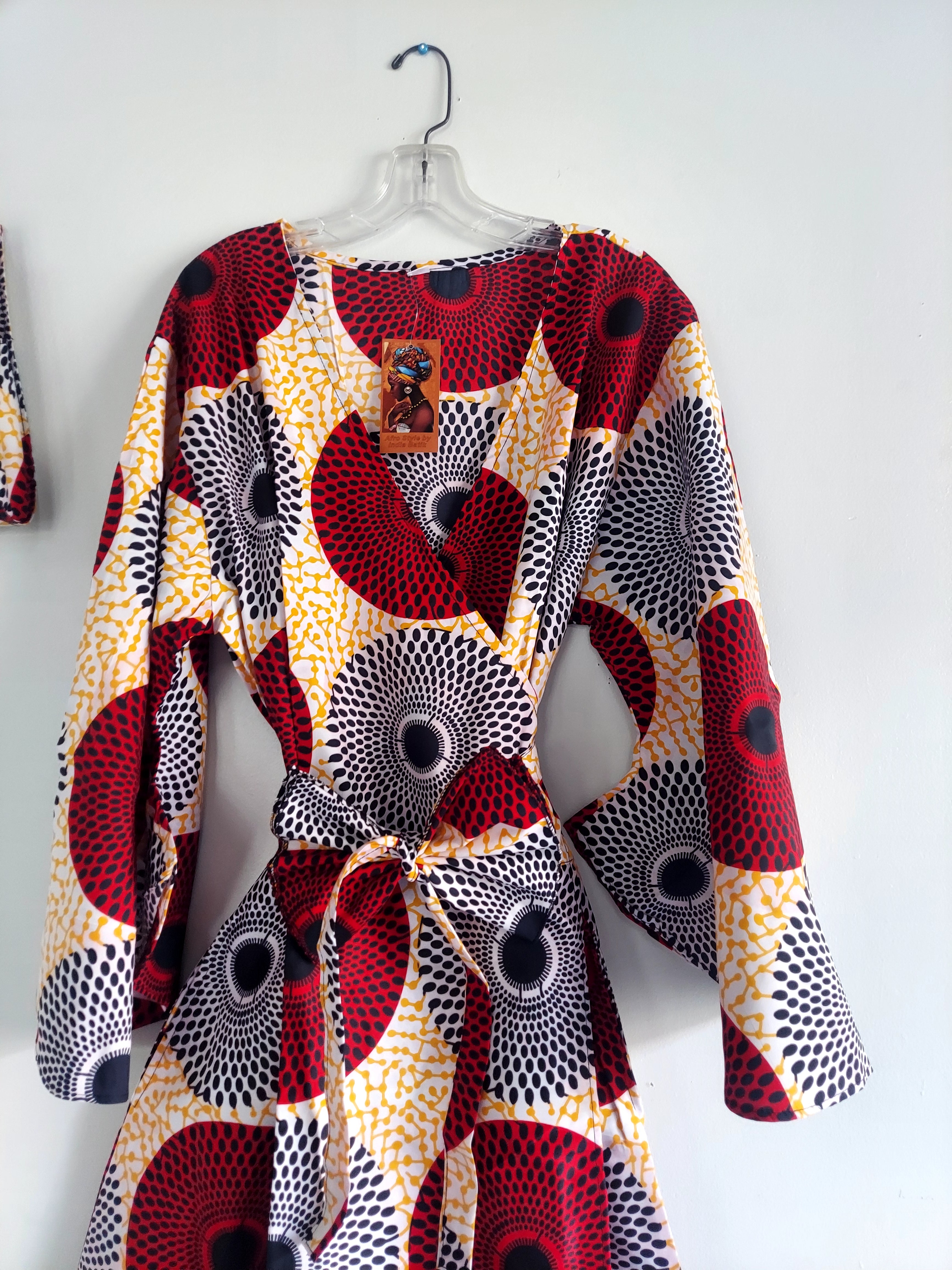 Combo Long Wrap Dress + Pocketbook Set 2025-829