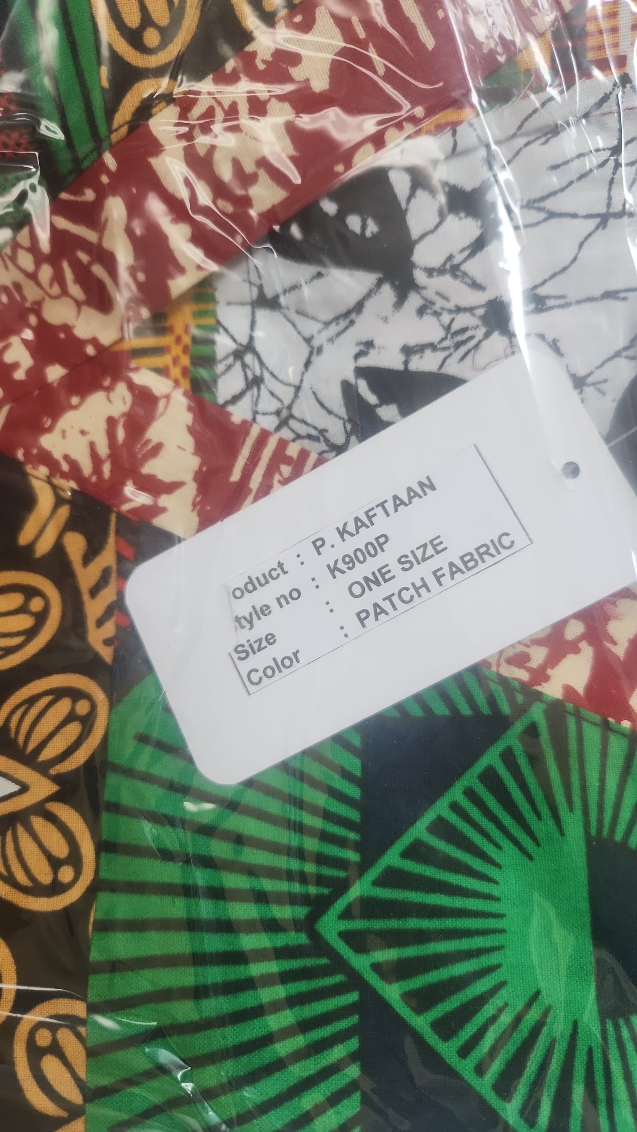 Cotton Patch Work Kaftan Dress K900P