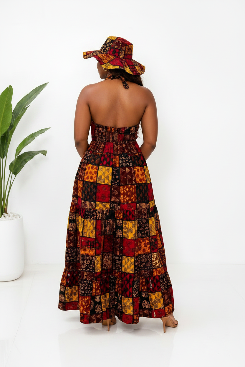 Long Dress With Hat