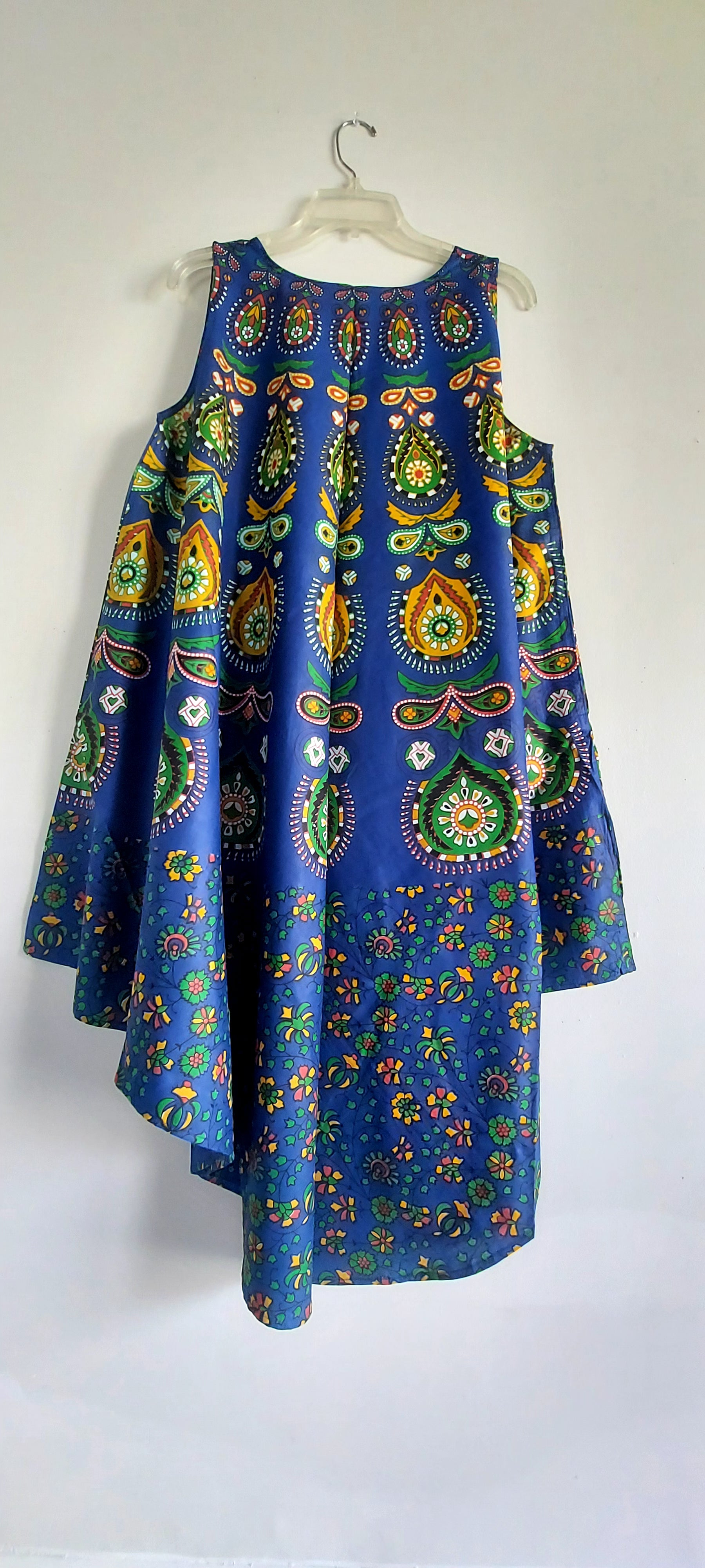 Women Cotton Umbrella Dress- Mandala Print 201