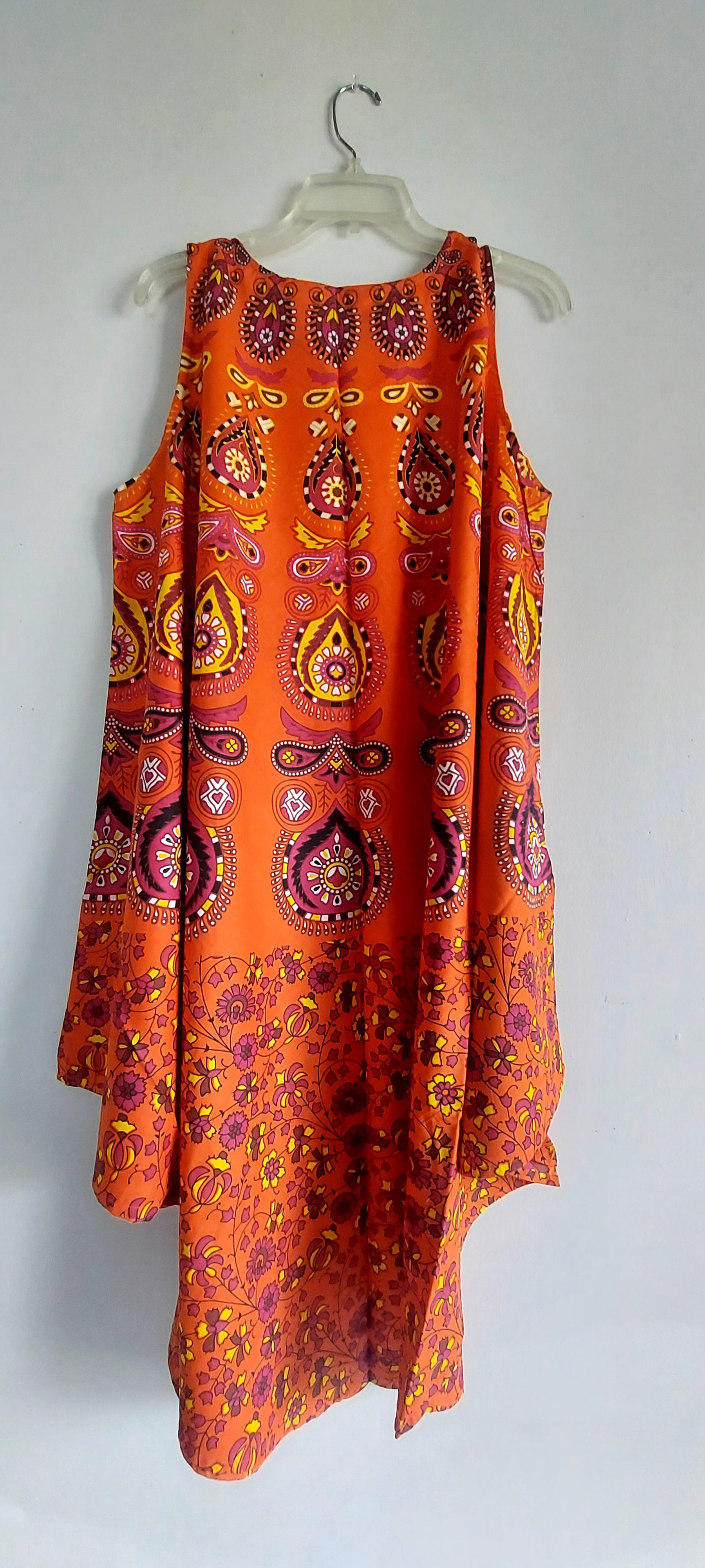 Women Cotton Umbrella Dress- Mandala Print 201