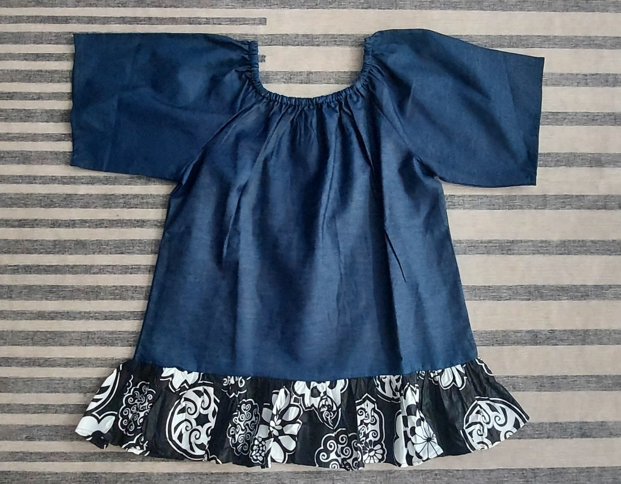 Women Denim Blouse 7048 A