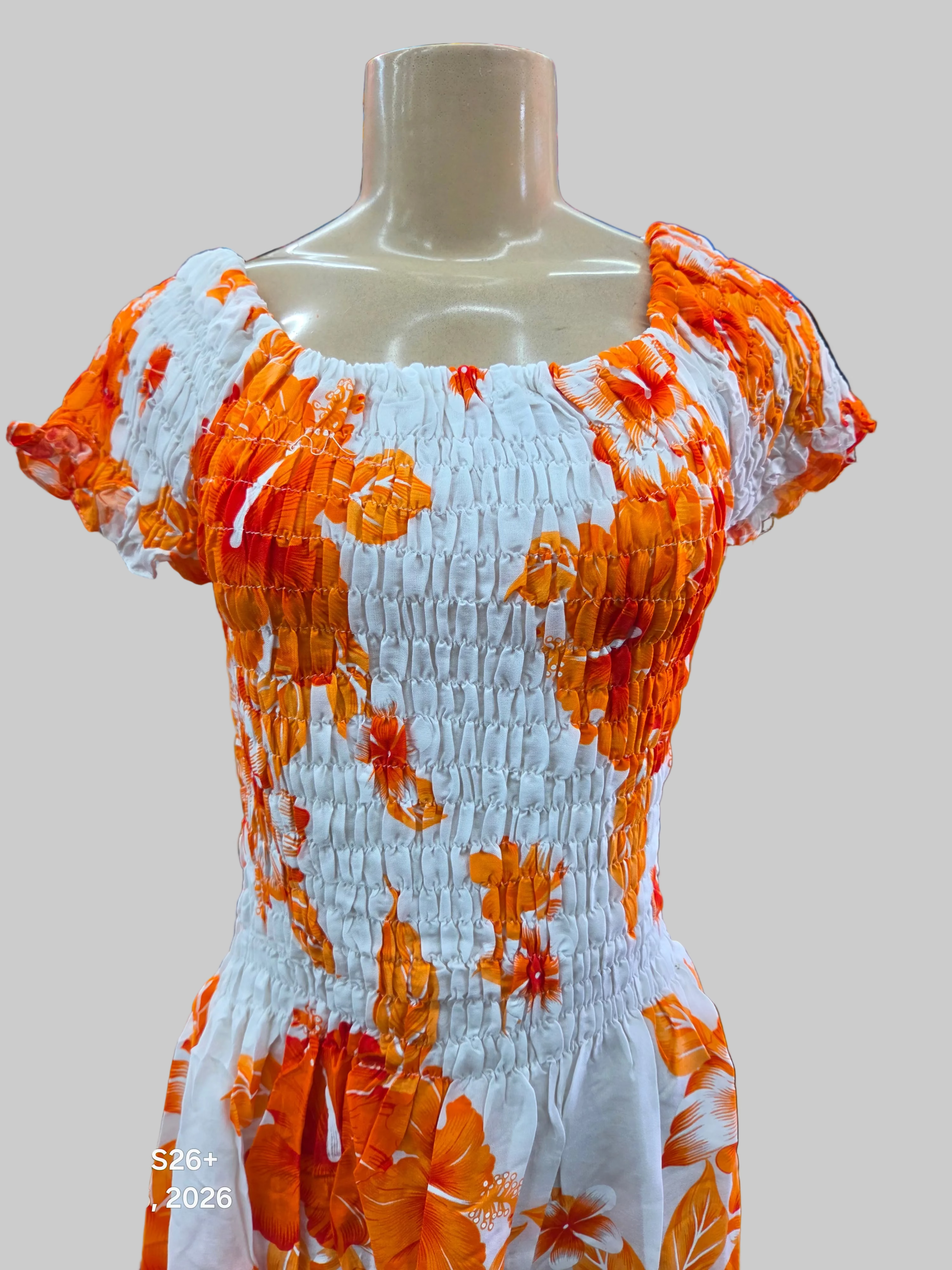 Hawaiian Floral Dress (6-Pack) - 573R