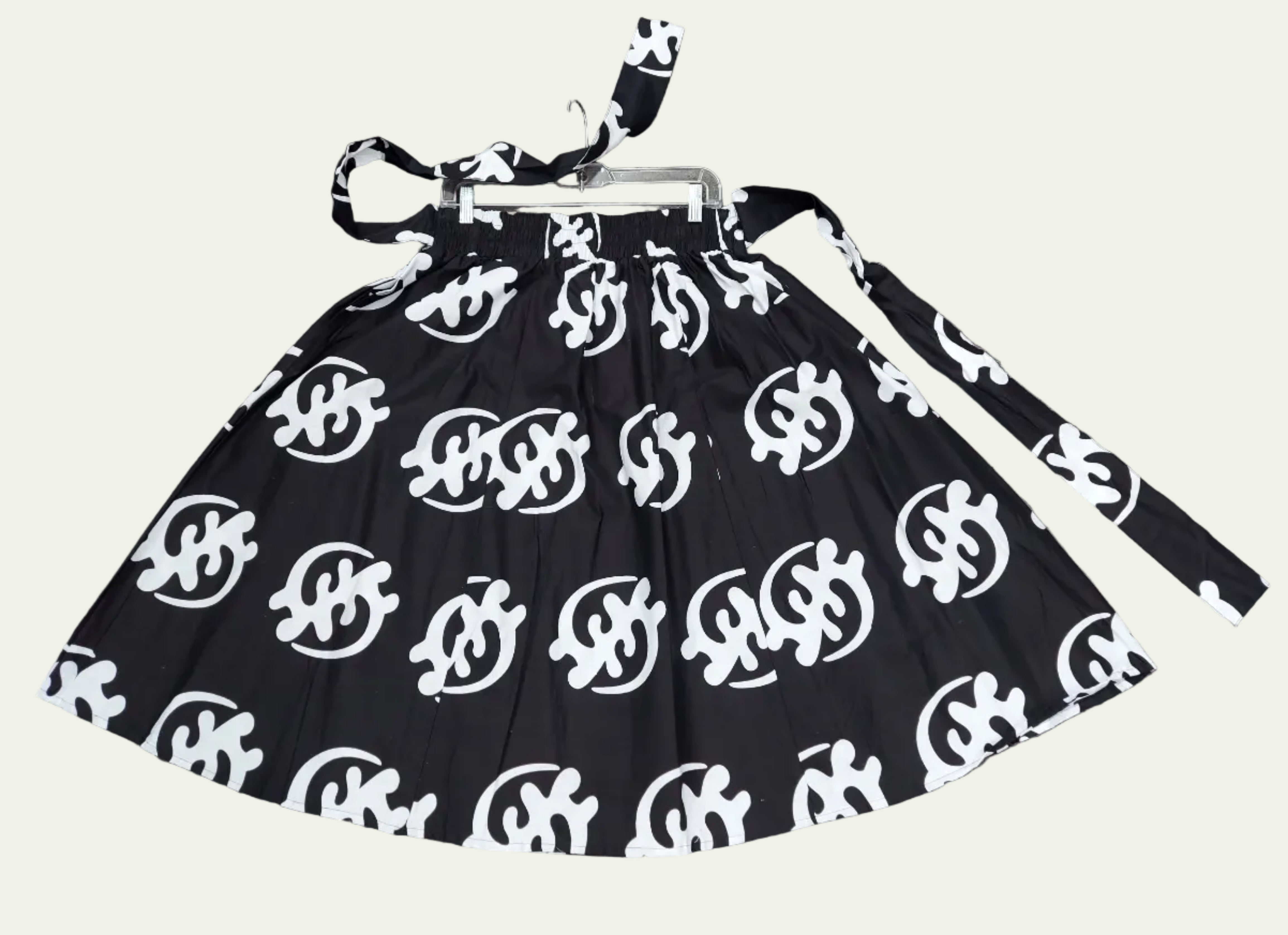 Woman Mid Length Flared skirt -7012 Gynamee Print