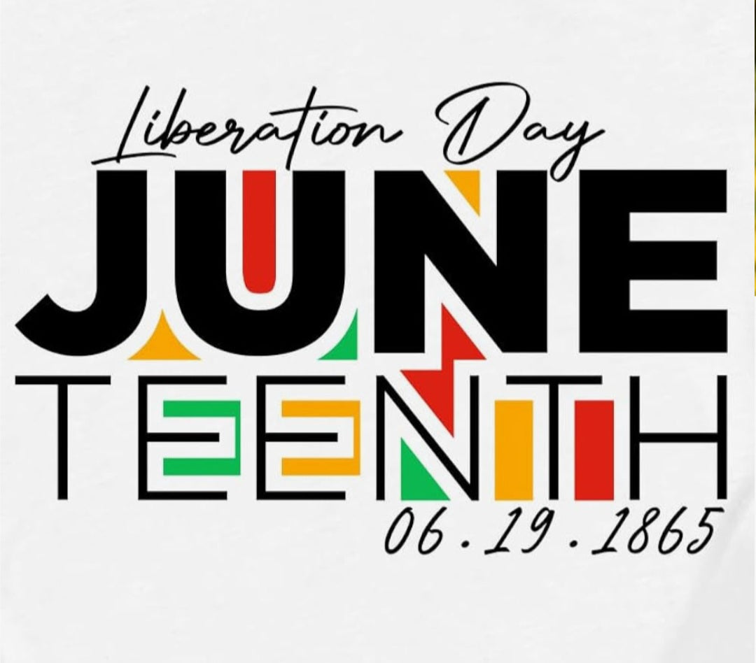 Juneteenth Unisex T-Shirt White B