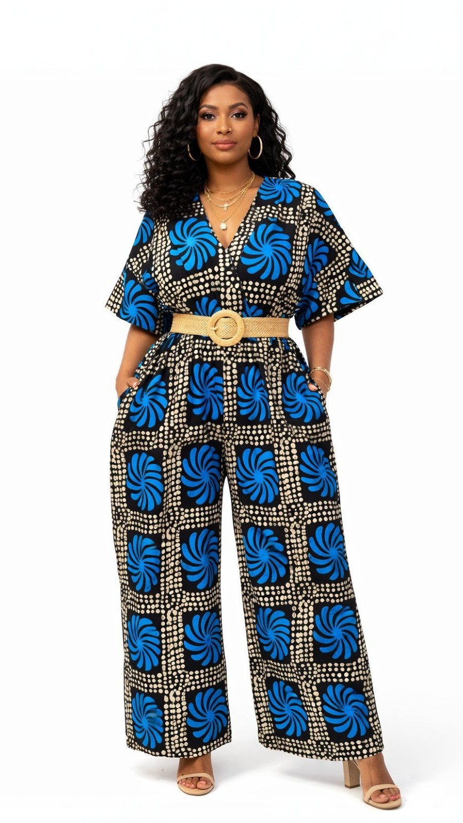 Ankara Wide-Leg Jumpsuit KVZ40 B