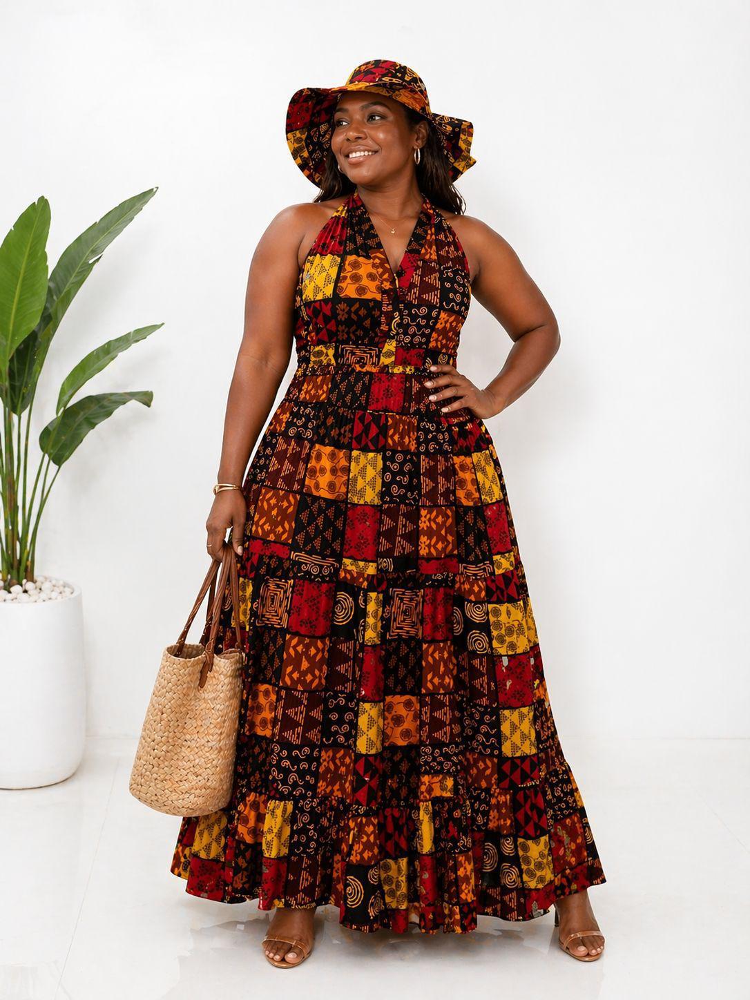 Long Dress With Hat