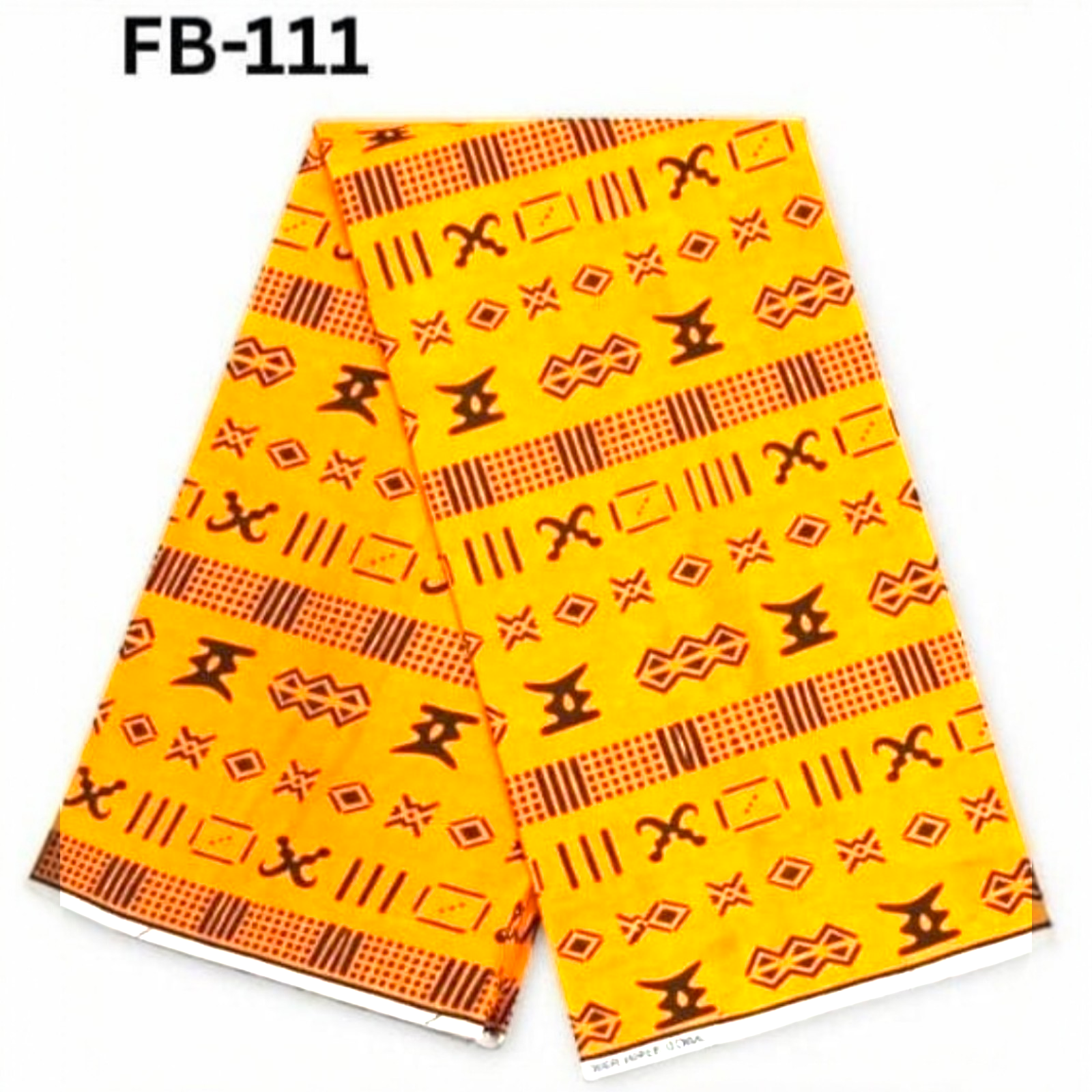 Raw Fabric/ 6 Yards / African Print FB111