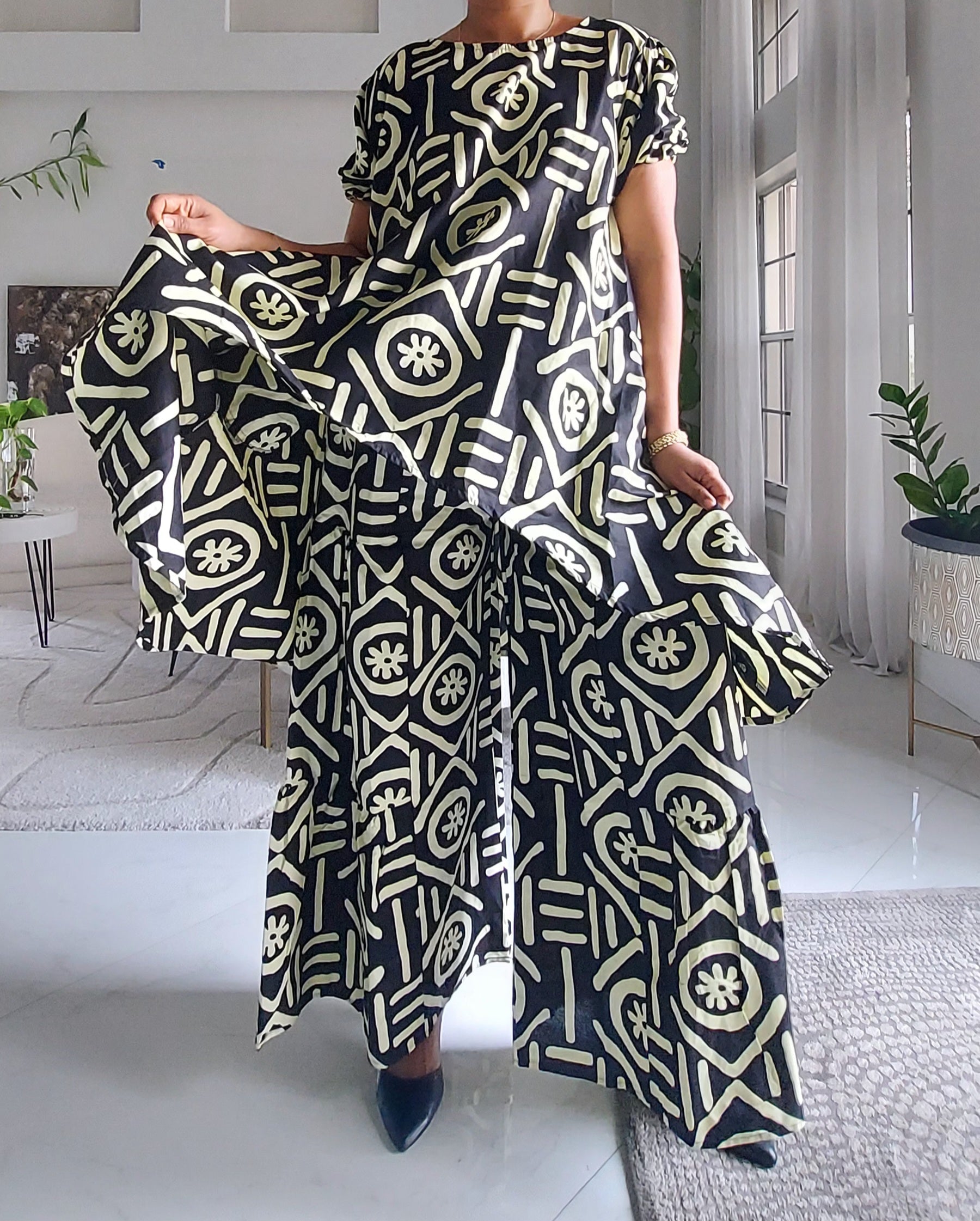 7772 - Woman Pant & Blouse Set