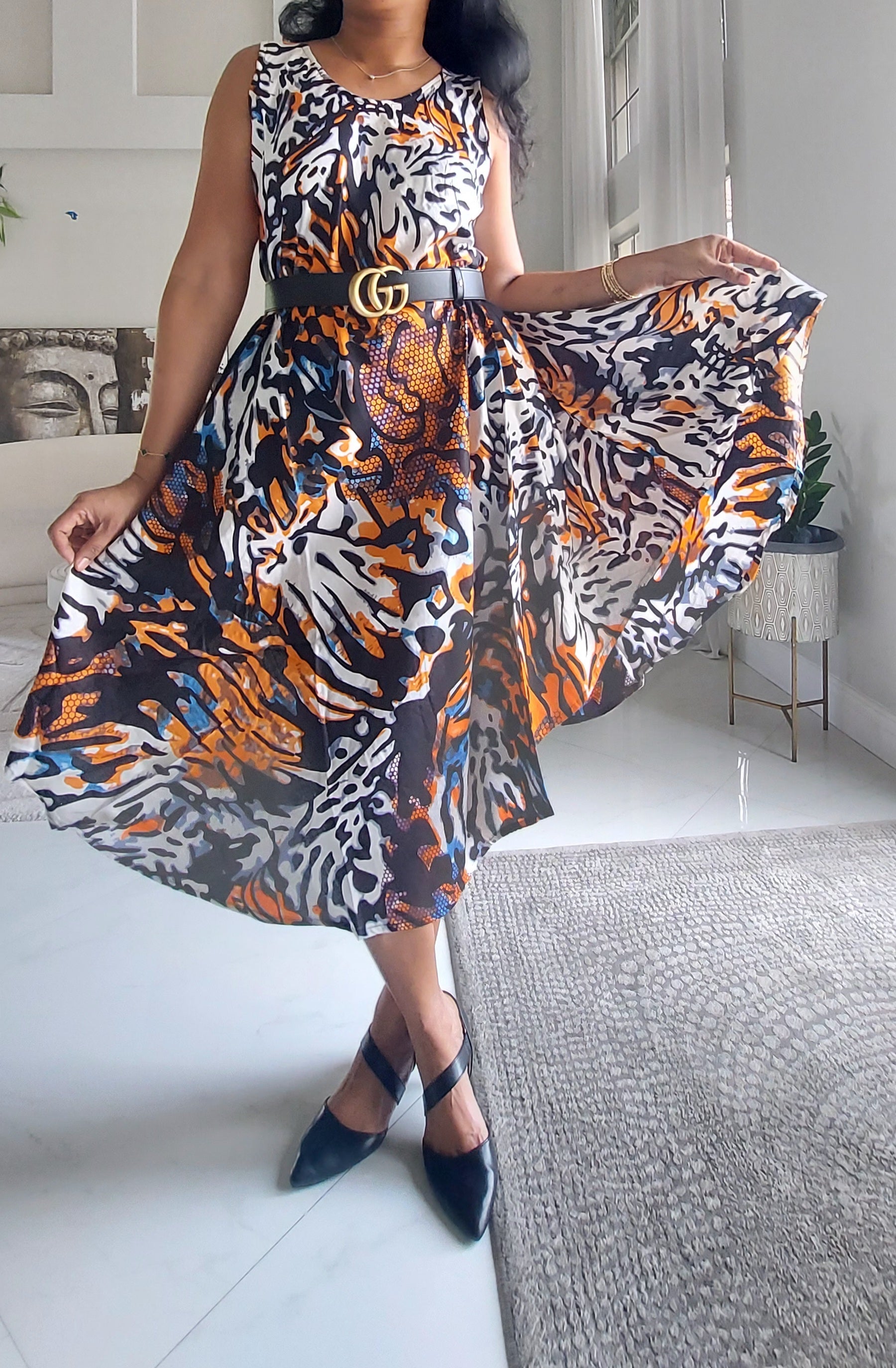 Umbrella Dress/Ethnic Sun Dress- 7017
