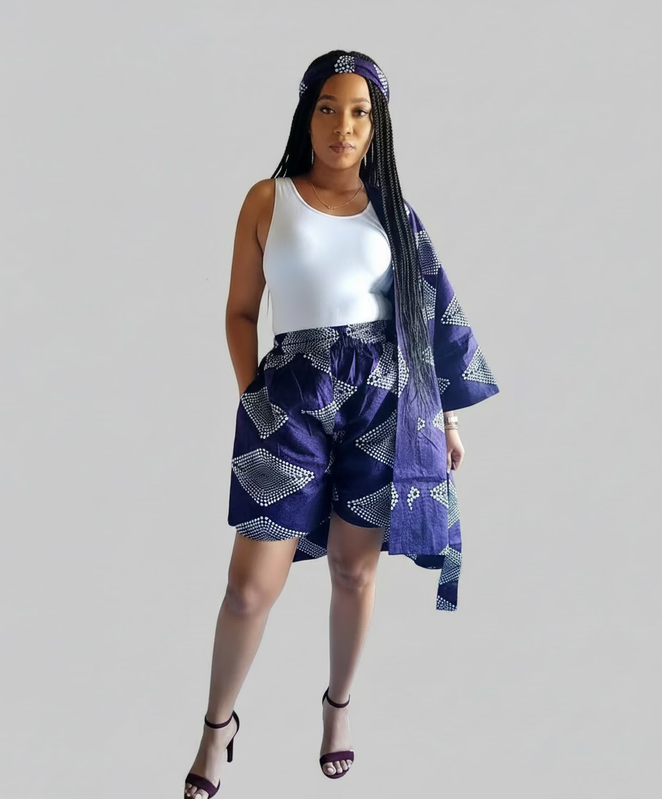 Kimono Shorts Set / Shorts & Kimono 012 B