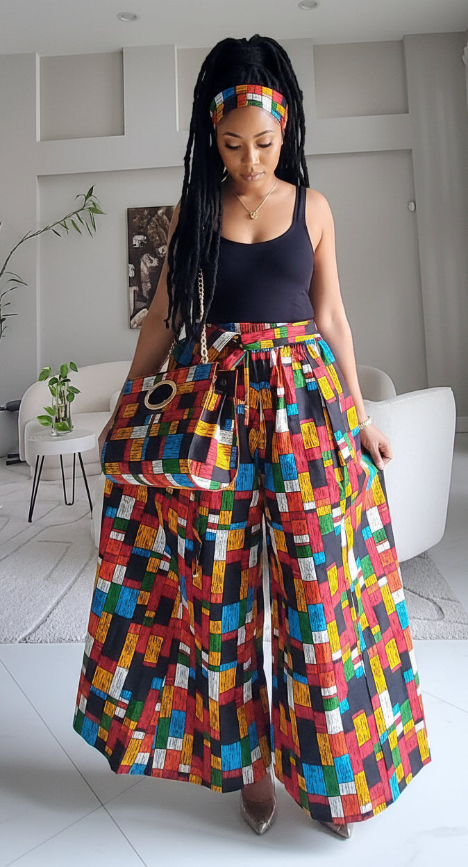 Combo palazzo Pant & Pocketbook Set  PS14 G