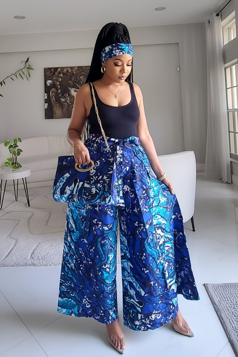 Combo palazzo Pant & Pocketbook Set  PS14 B