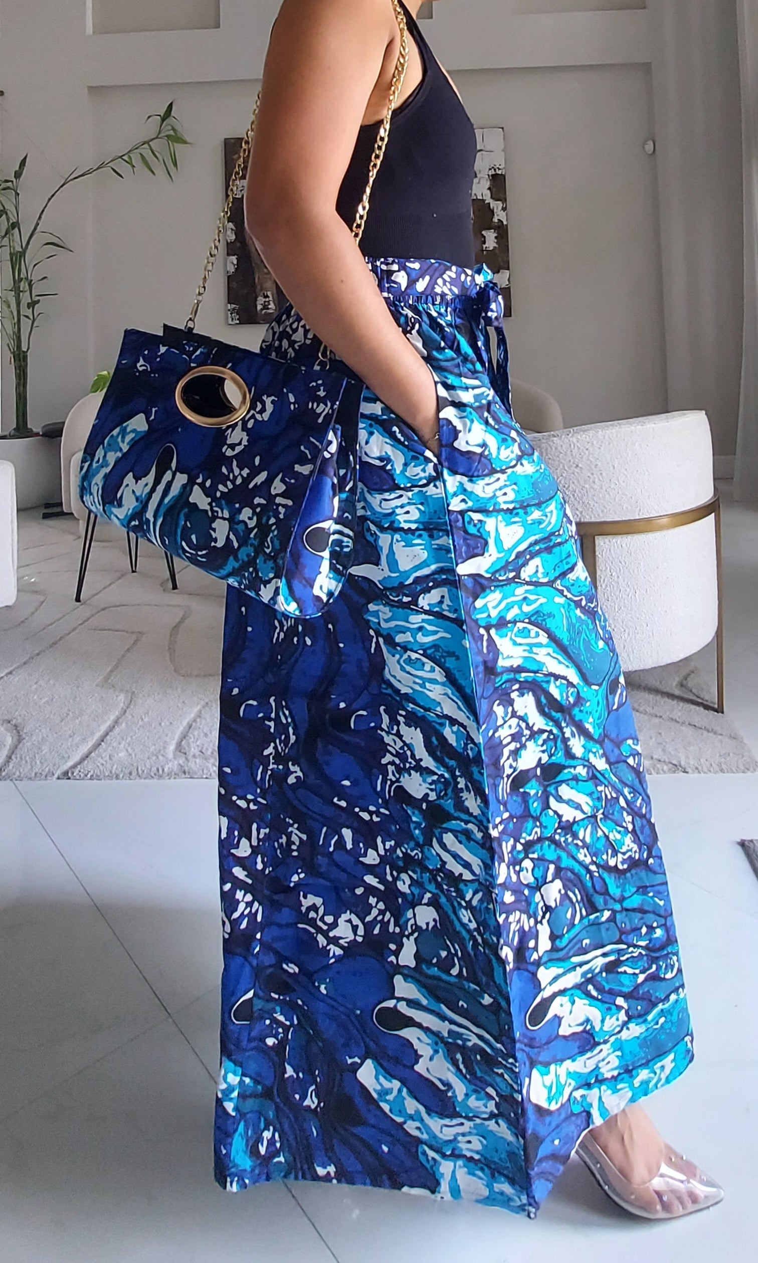 Combo palazzo Pant & Pocketbook Set  PS14 B