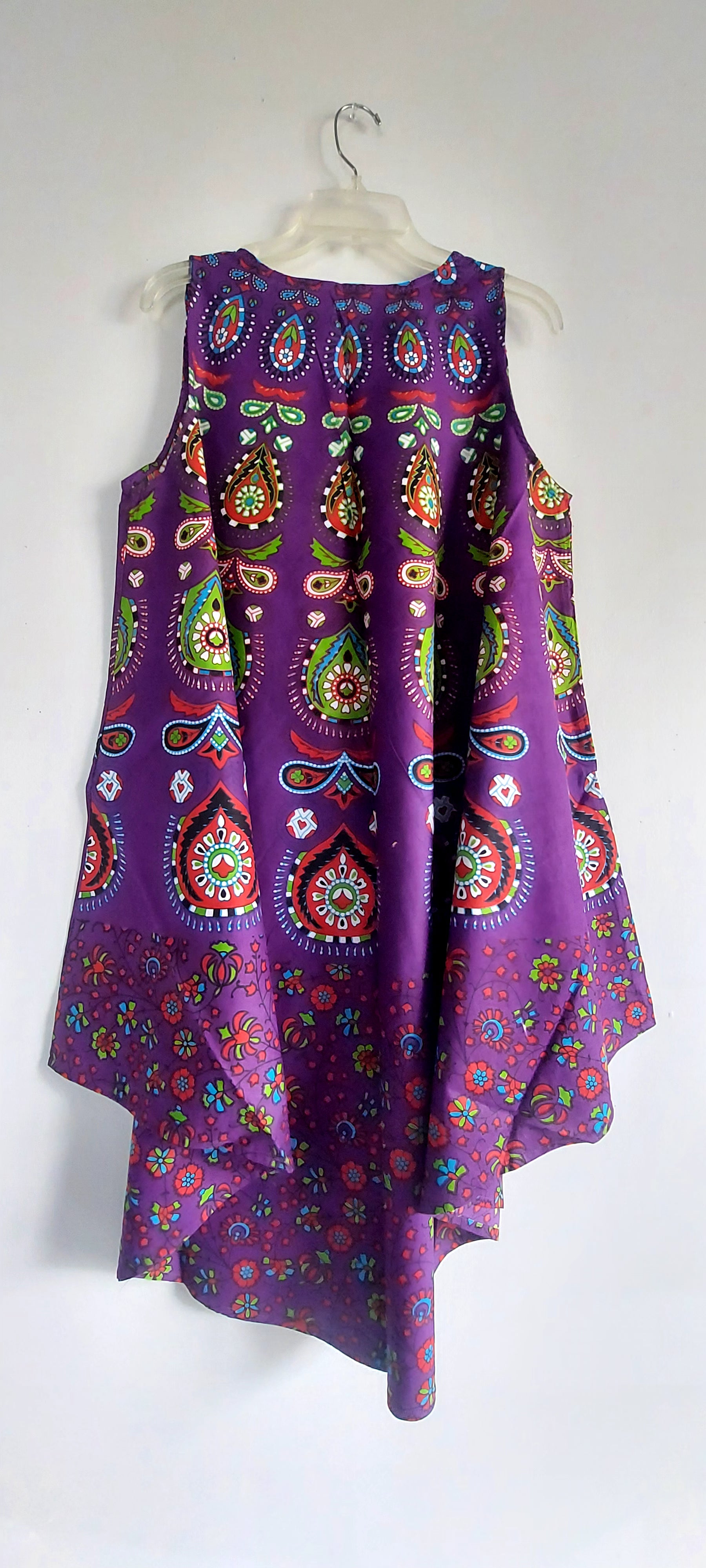 Women Cotton Umbrella Dress- Mandala Print 201