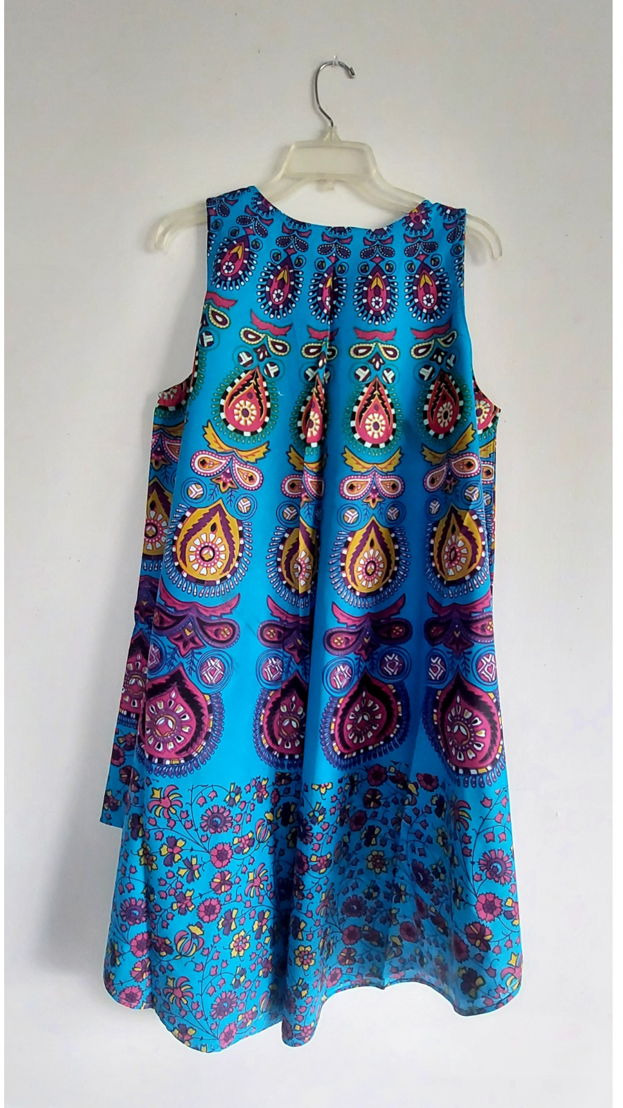 Women Cotton Umbrella Dress- Mandala Print 201