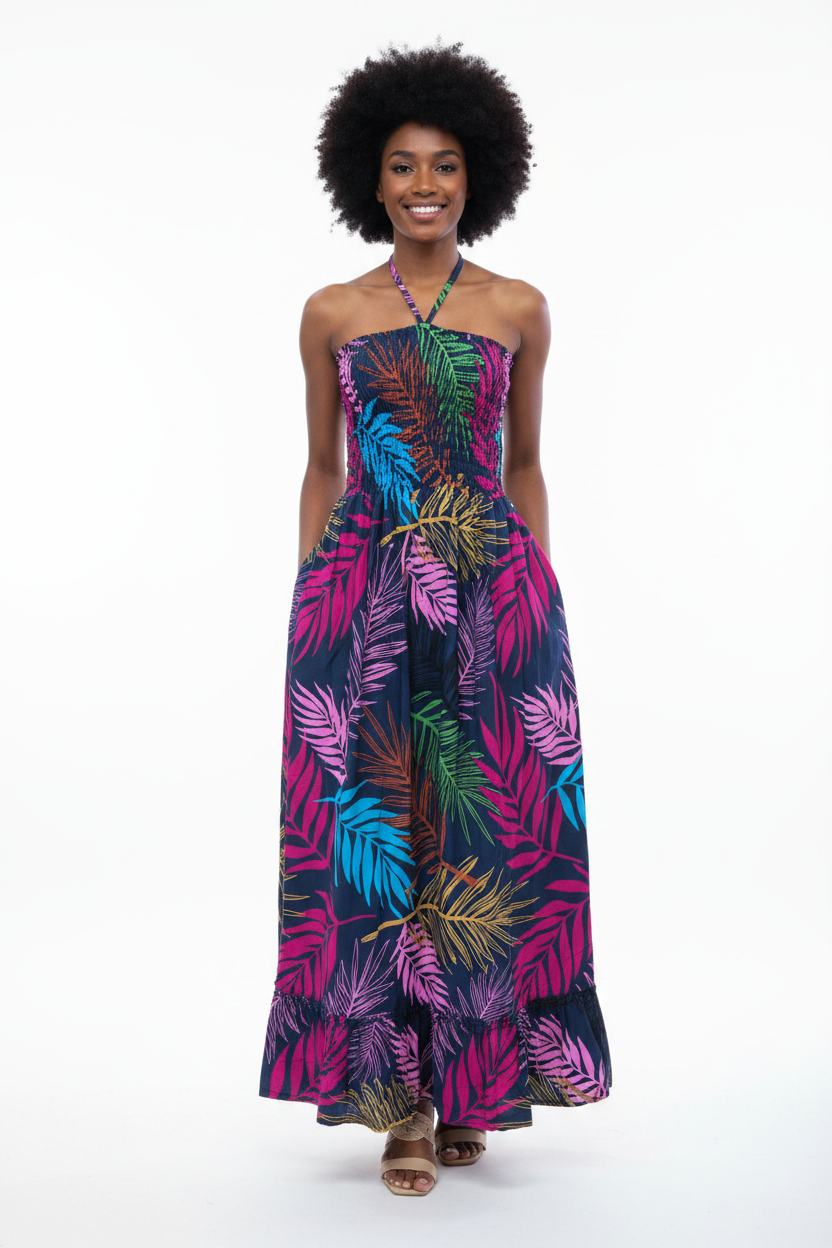 Hawaiian Floral Dress (6-Pack)