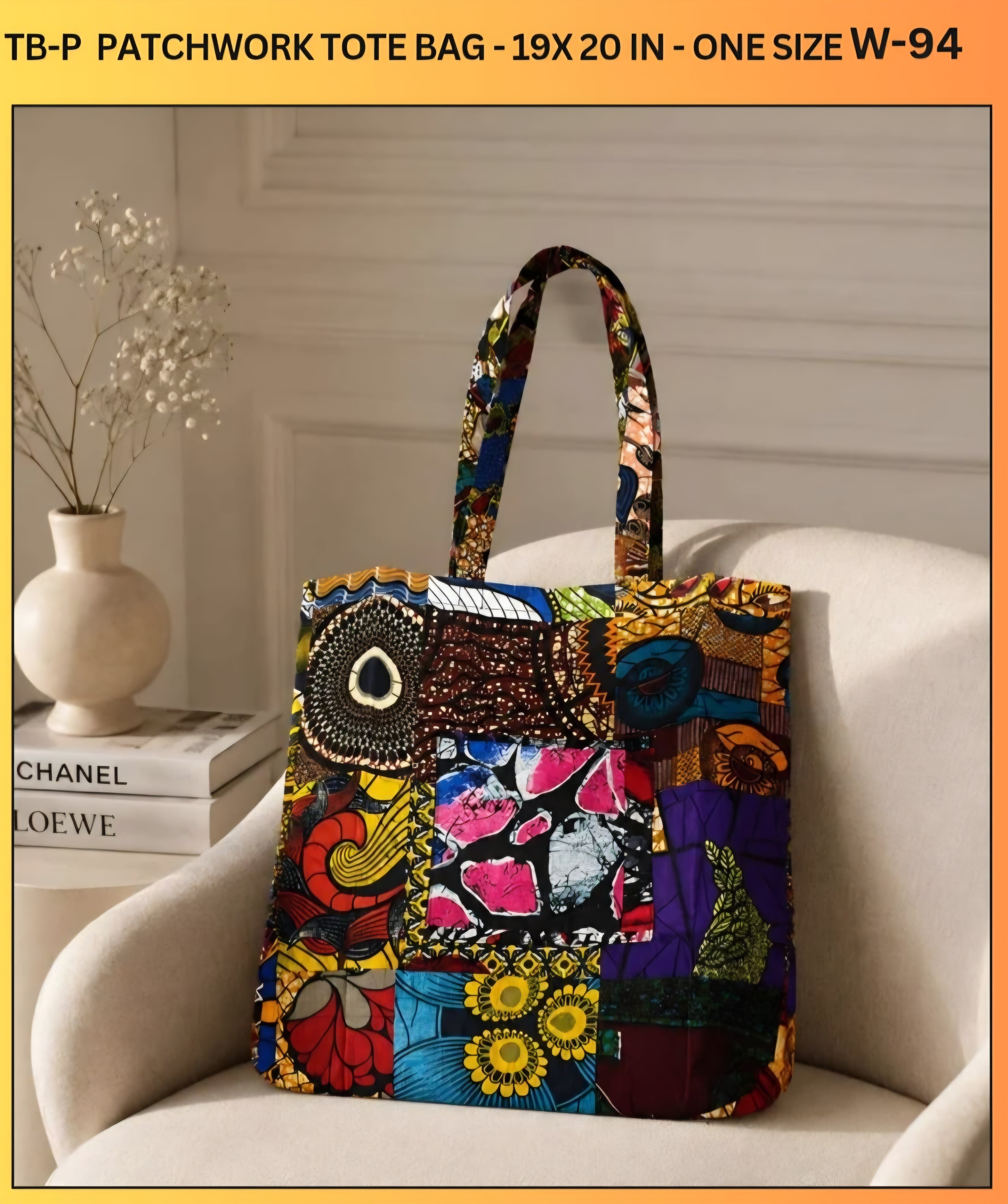 Patch Work Tote Bag