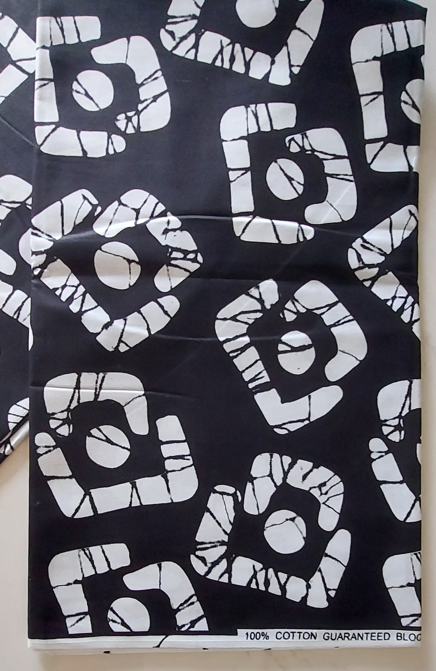 Raw Fabric 6 Yards African Print F-17