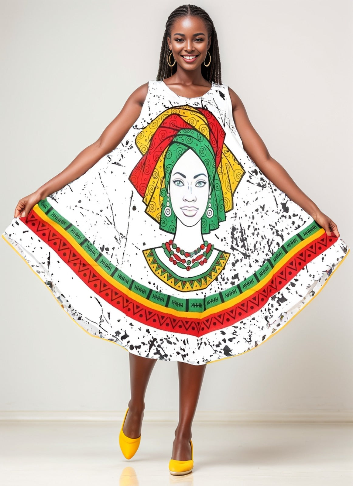 Umbrella Dress/Ethnic Sun Dress- 1325