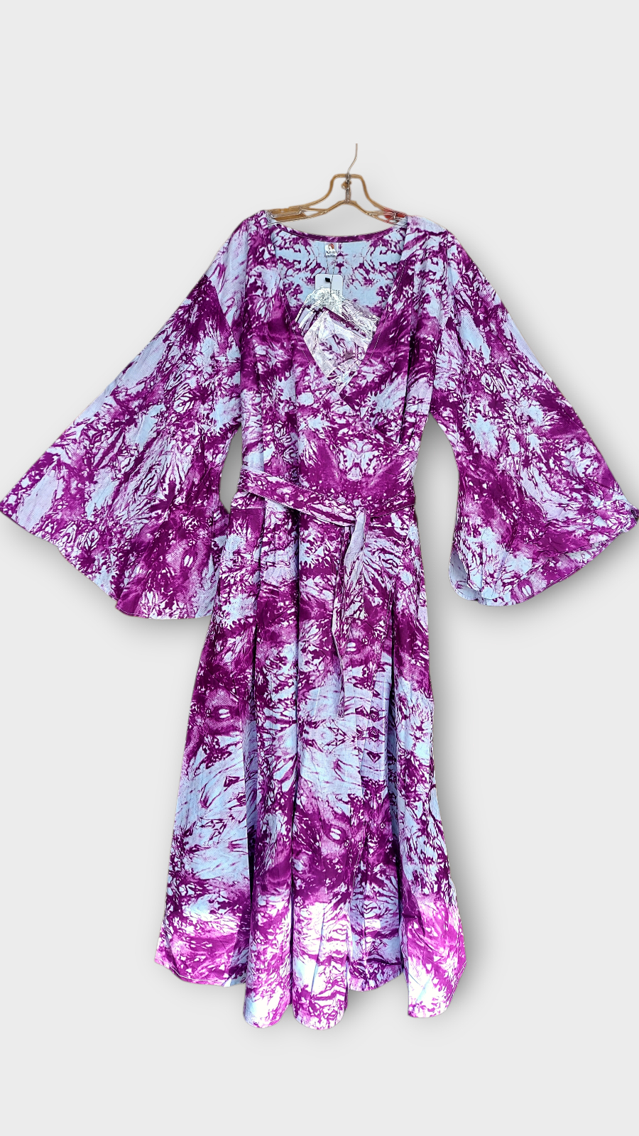 Wrap Dress / Ankara Kente Print - 1360 I